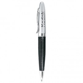 Custom Engraved Maverick Cap Off Rollerball Pen w/ Stitched Leather Barrel  Custom Engraved Maverick Cap Off Rollerball Pen w/ Stitched Leather Barrel