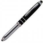 3in 1 Stylus, L.e.d. Flashlight, And Ball Point Pen(Engraved) Logo Branded