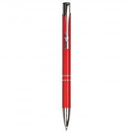 Red with Silver Trim Pen Logo Branded  Red with Silver Trim Pen Logo Branded