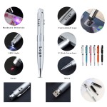 Stylus With 4GB Flash Memory And 6 Functions Custom Imprinted
