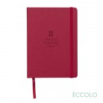 Eccolo Techno Journal - (S) 5"x7" Red Custom Imprinted