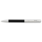 Custom Engraved Franklin Covey Greenwich Chrome Cap w/Black Lacquer Barrel Ballpen