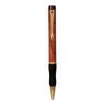 Wide Rosewood Pen with Gripper Logo Branded