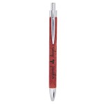 Rose Leatherette Pen Custom Engraved