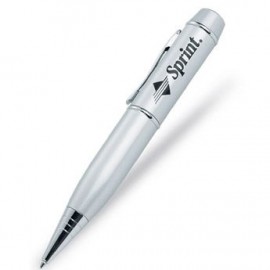 Custom Imprinted Smooth USB Pen w/ Key Chain (16 GB)