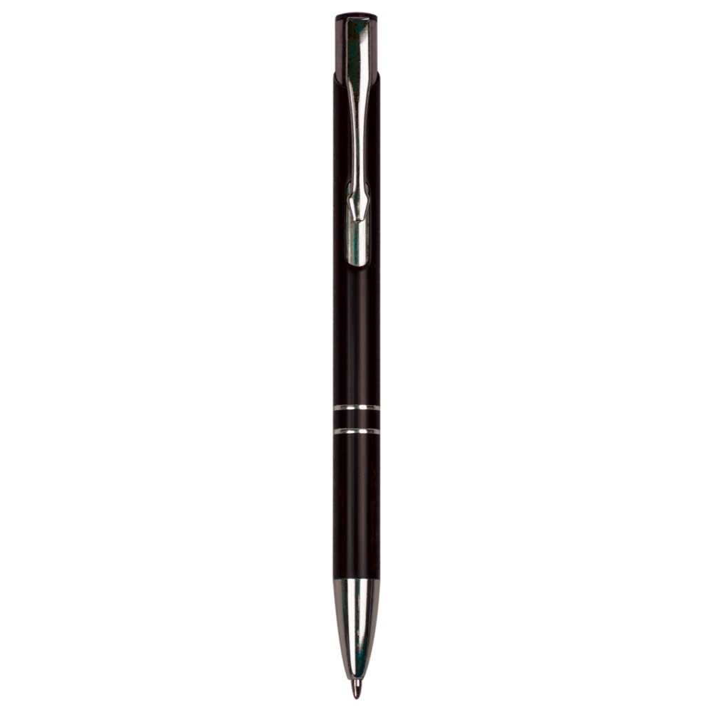 Gloss Black Ballpoint Pen - Laser Engraved Custom Engraved