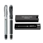 Custom Engraved Saturn Rollerball Metal Pen Set (A301/PK05)