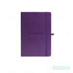 Eccolo Cool Journal - (S) 3"x5" Purple Custom Engraved