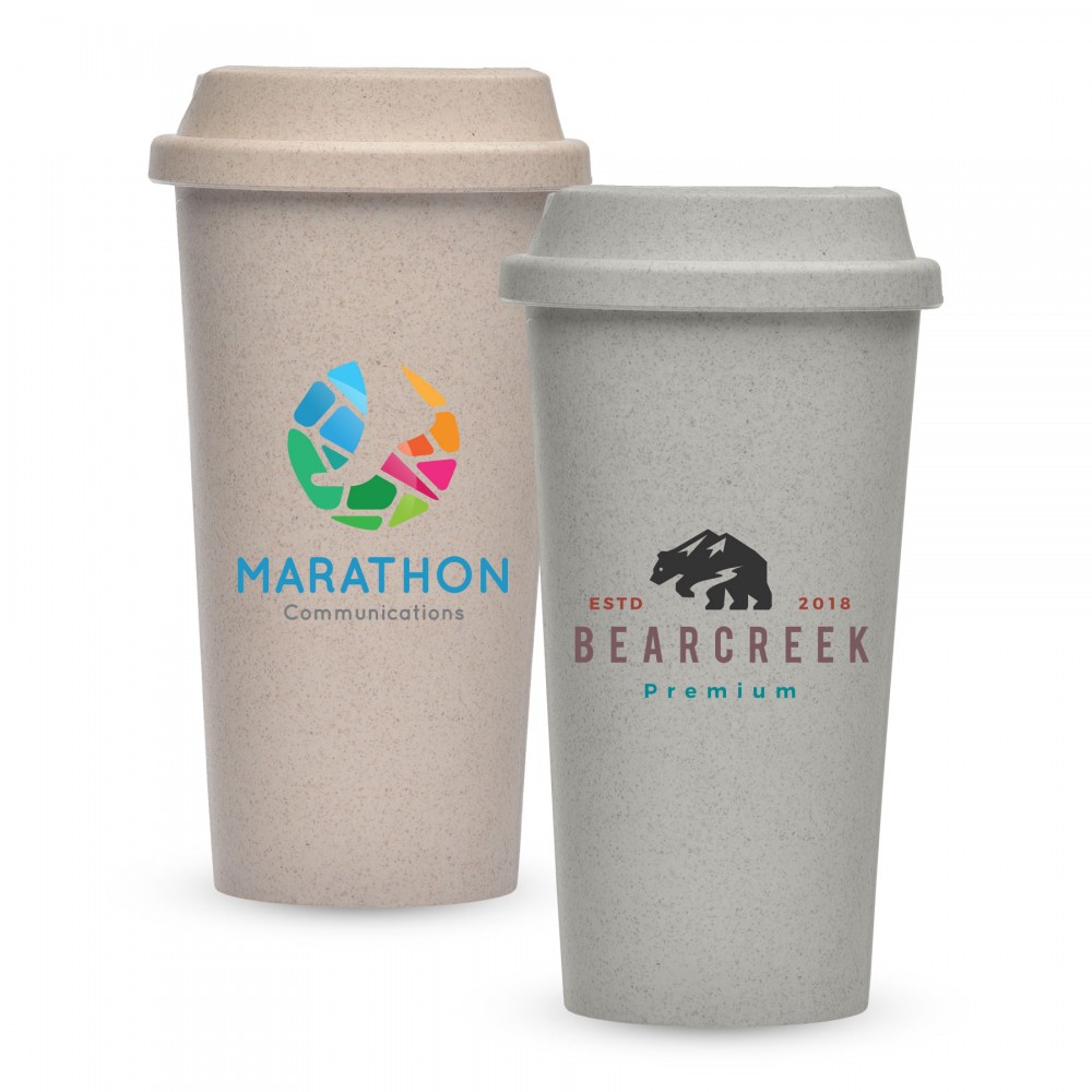 Costa Rica - 16 oz Eco Wheat Tumbler - ColorJet Custom Engraved Costa Rica - 16 oz Eco Wheat Tumbler - ColorJet Custom Engraved