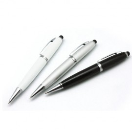 Custom Imprinted 16GB Executive Pen Flash Drive w/Stylus