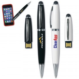 Custom Imprinted USB 2.0 iPen Flash Drive w/ Stylus iP (8GB)  Custom Imprinted USB 2.0 iPen Flash Drive w/ Stylus iP (8GB)