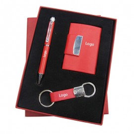 Logo Branded Luxury 3-Piece Office Gift Set