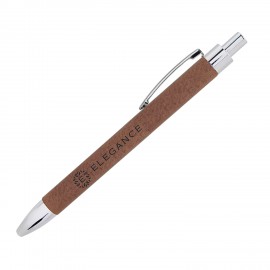 Logo Branded Leatherette Pen