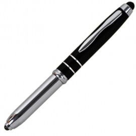 3 in1 Stylus, LED Flashlight and Ball Point Pen (Screened) Logo Branded