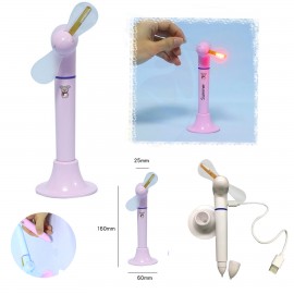 Custom Engraved Desktop Handheld Flashing Fan Pen