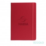 Custom Imprinted Eccolo Techno Journal - (M) 5"x8" Red