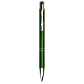 Custom Imprinted Satin Green Ballpoint Pen - Laser Engraved