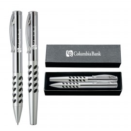 Logo Branded Alps Double Metal Pen Set (A005/A045/PK16)  Logo Branded Alps Double Metal Pen Set (A005/A045/PK16)
