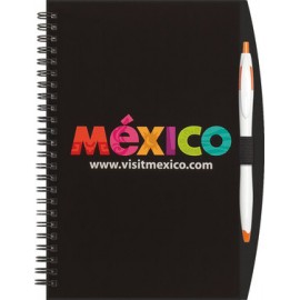 SlimLine Color ValueLine SeminarPad w/PenPort & Pen (5.5"x8.5") Custom Imprinted