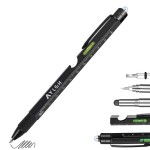 Multi Metal Tool Pen With Flashlight Logo Branded