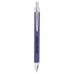 Custom Engraved Purple Leatherette Pen