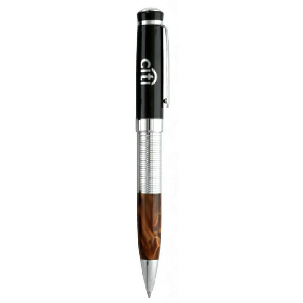 Allure Brass Twist Action Ballpoint Pen Custom Imprinted Allure Brass Twist Action Ballpoint Pen Custom Imprinted