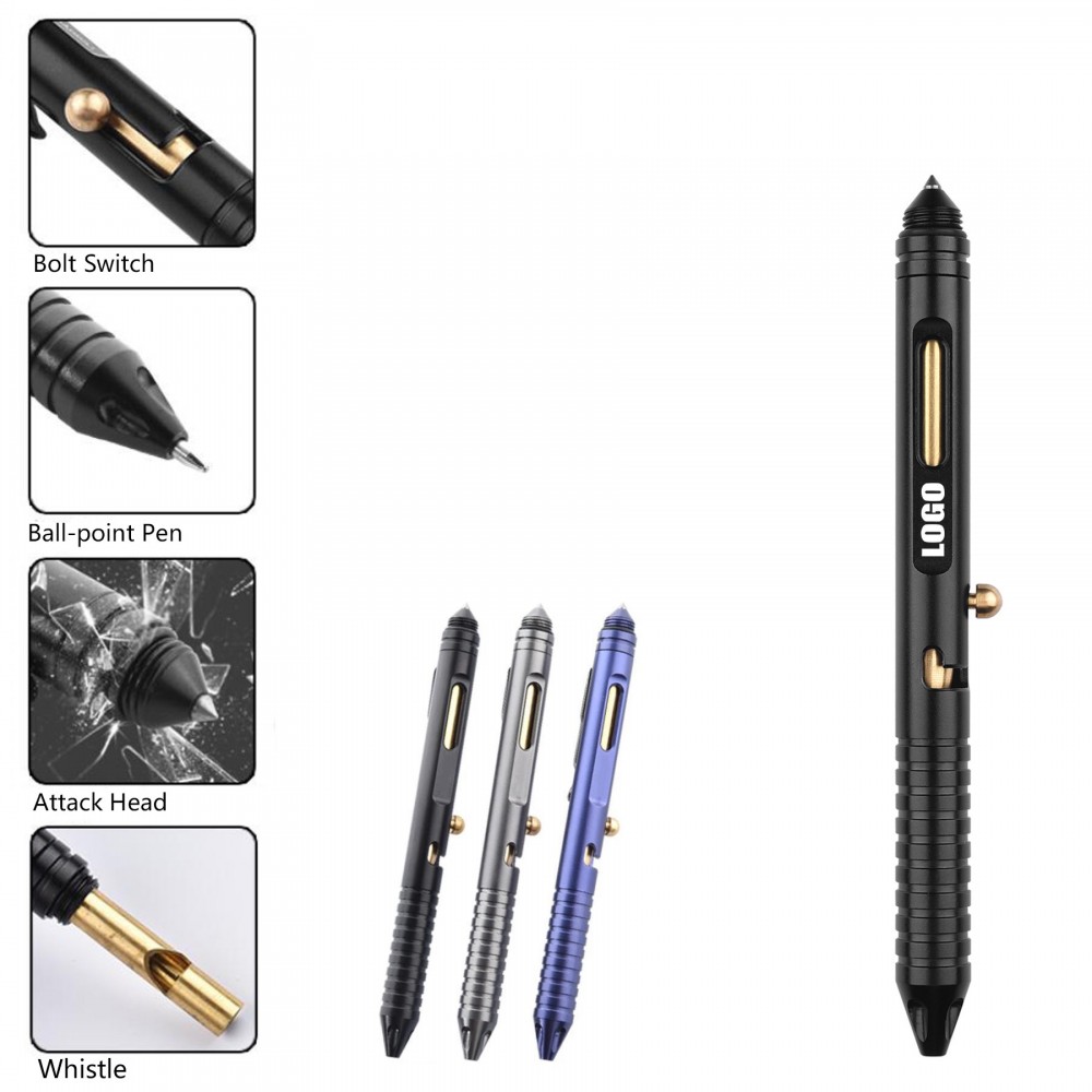 Tactical Pen With Survival Tools Custom Engraved