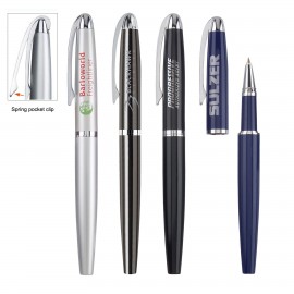 Logo Branded Juno Metal Pen, Rollerball Pen