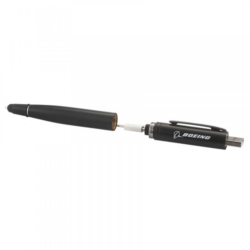 Custom Engraved Power Pen with built in 650 mAh battery & stylus