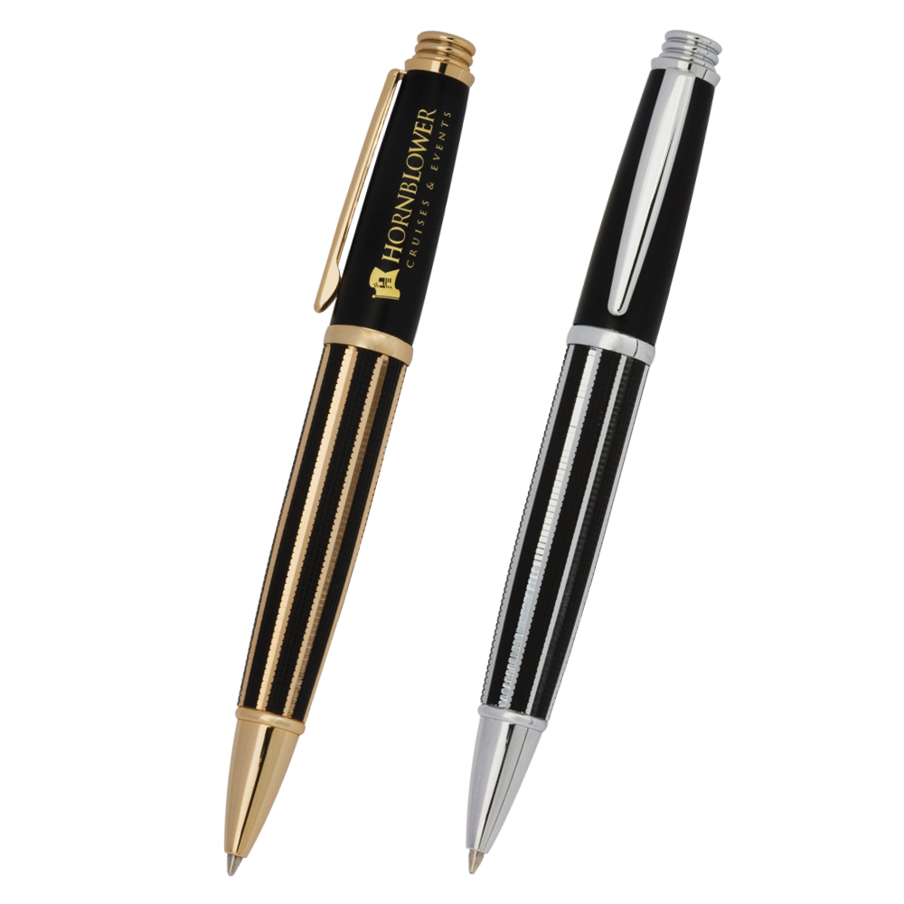 Solomon Brass Twist Ballpoint Pen Logo Branded Solomon Brass Twist Ballpoint Pen Logo Branded