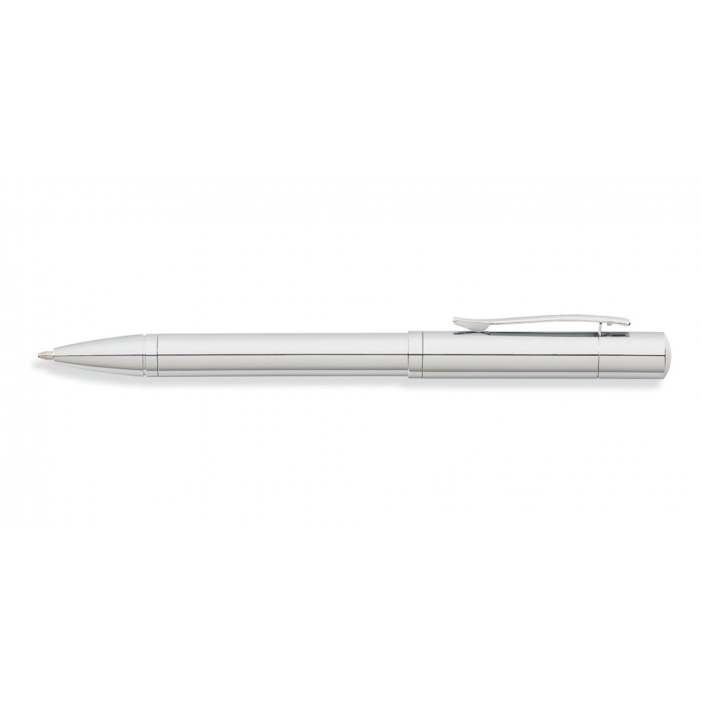 Franklin Covey Greenwich Chrome Ballpoint Pen Logo Branded Franklin Covey Greenwich Chrome Ballpoint Pen Logo Branded