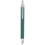 Custom Imprinted Ocean Blue Leatherette Pen