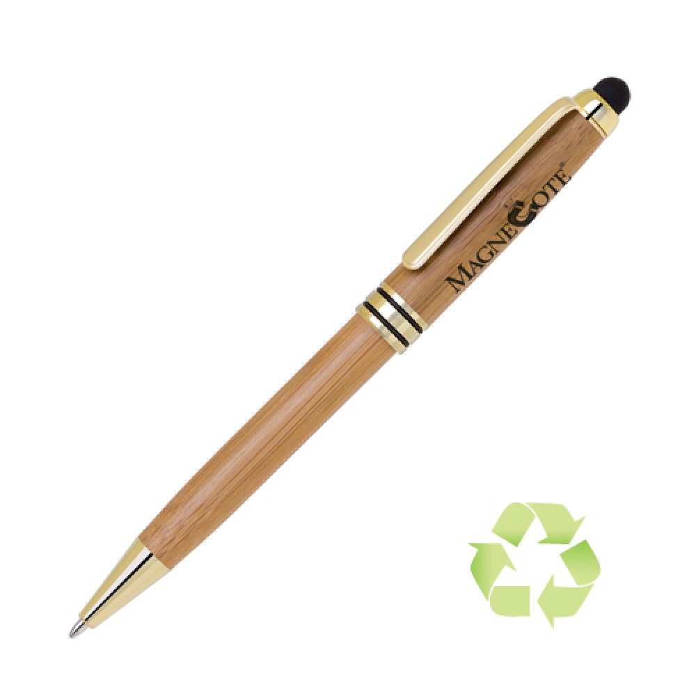 Custom Engraved Grove Bamboo Stylus Pen