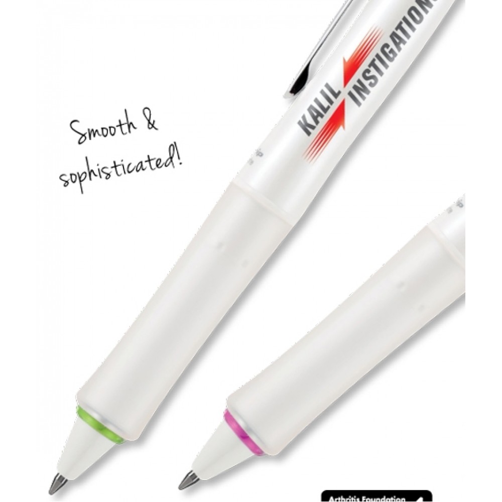 Dr. Grip PureWhite Advanced Ink Pen Custom Engraved