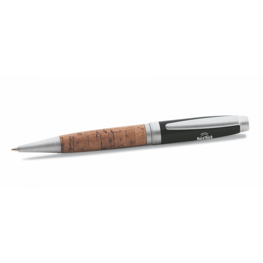 Ivino Cork Barrel Ballpoint Pen Custom Engraved