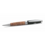 Custom Engraved Ivino Cork Barrel Ballpoint Pen
