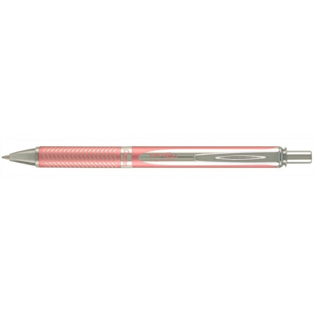 Custom Engraved Pentel EnerGel Alloy Gel Ink Pen - Pink