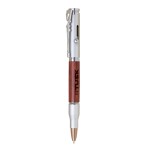 Logo Branded Kielder Bolt Action Wood & Brass Pen