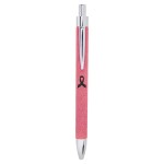 Pink Leatherette Pen Custom Engraved