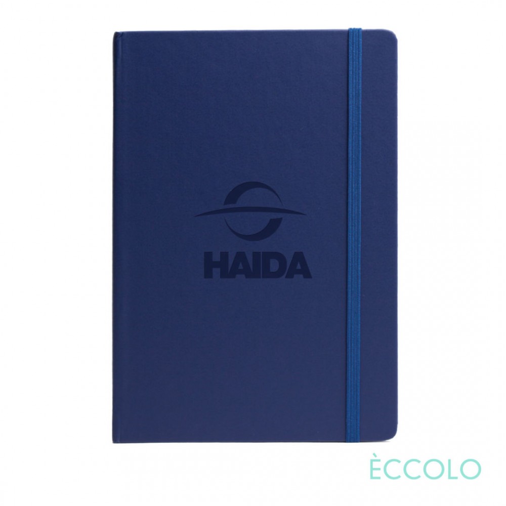 Logo Branded Eccolo Techno Journal - (M) 5"x8" Blue Logo Branded Eccolo Techno Journal - (M) 5"x8" Blue