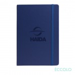 Logo Branded Eccolo Techno Journal - (M) 5"x8" Blue
