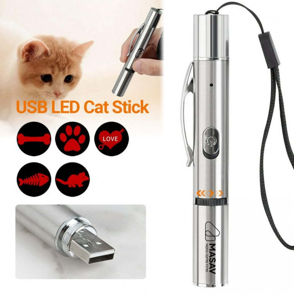 Custom Imprinted Cat Flashlight LED Projection Custom Imprinted Cat Flashlight LED Projection