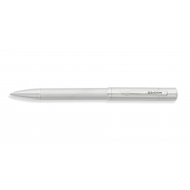 Franklin Covey Greenwich Satin Chrome Ballpoint Pen Custom Imprinted