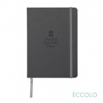 Eccolo Techno Journal - (S) 5"x7" Light Gray Custom Engraved