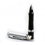 32 GB Pen USB Flash Drive W/ Rubberized Grip Logo Branded