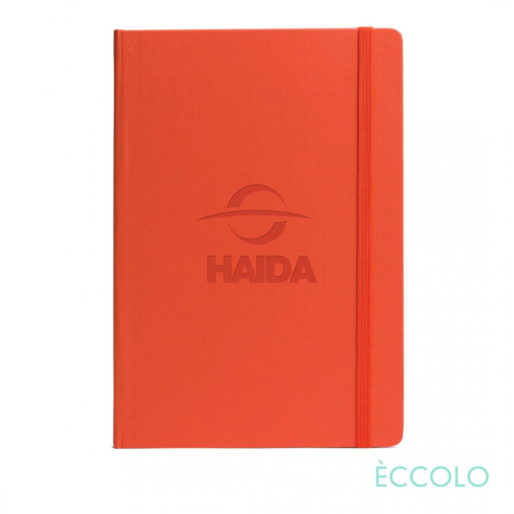 Eccolo Techno Journal - (M) 5"x8" Orange Custom Imprinted Eccolo Techno Journal - (M) 5"x8" Orange Custom Imprinted