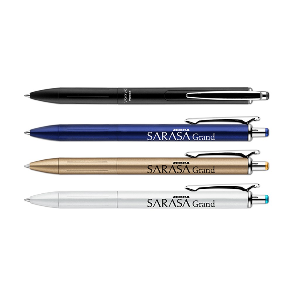 Zebra Sarasa Grand Brass Retractable Gel Pen Custom Imprinted
