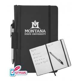 Logo Branded Union Printed, Eco Journal with Stylus Pen