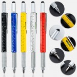 6 in 1 Design Stylus Pens Custom Imprinted