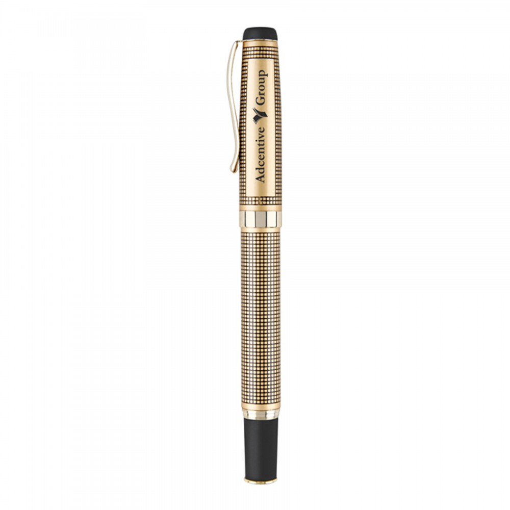 Metal Pen, Rollerball pen, Twist action, Blue ink refill optiona Custom Imprinted Metal Pen, Rollerball pen, Twist action, Blue ink refill optiona Custom Imprinted